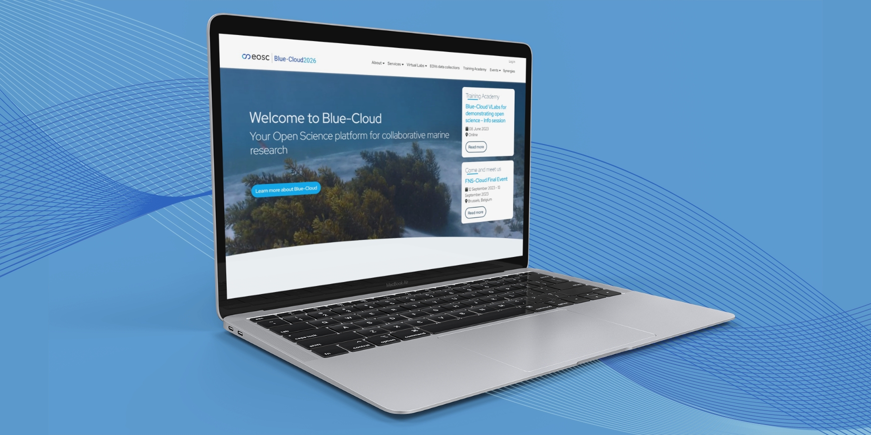 new Blue-Cloud 2026 website