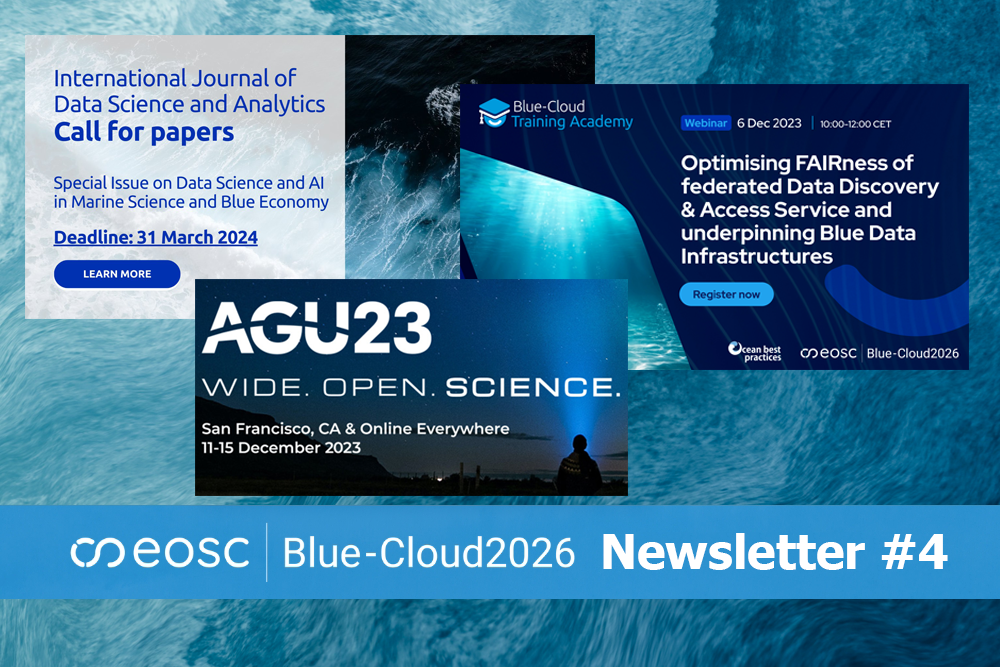 Dont miss our next Training Academy Webinar - Optimising FAIRness of federated Blue Data Infrastructures: join the upcoming webinar of the Blue-Cloud Training Academy