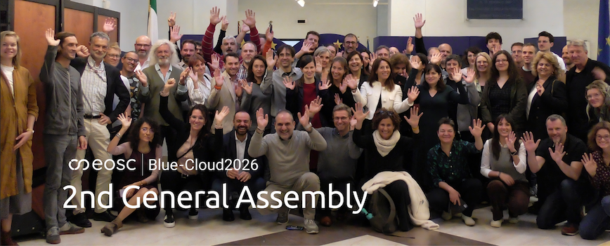 Blue-Cloud2026 2nd General Assembly - photo of the consortium